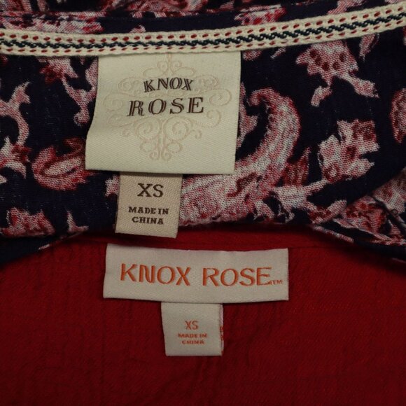 Knox Rose Cottagecore Top Bundle Dress Womens XS Multi Boho Hippie Grannycore - Picture 4 of 13